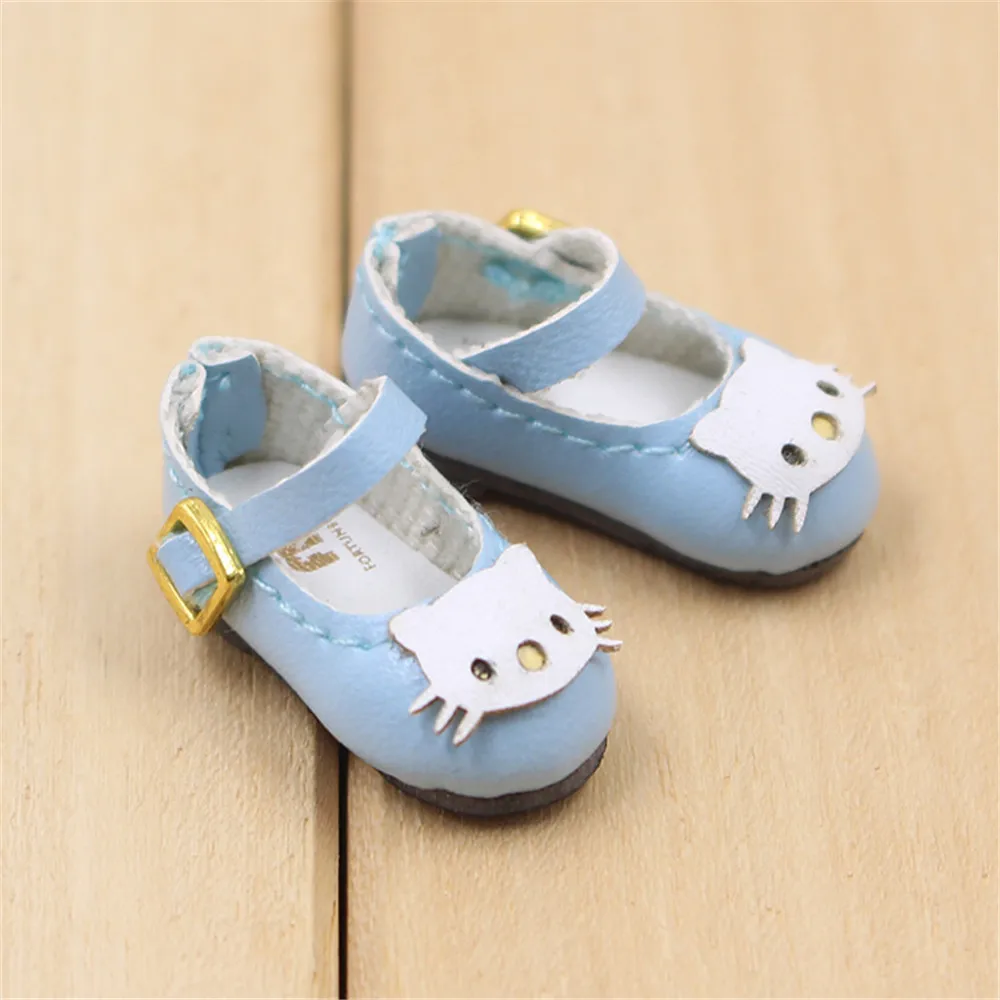 Doll Shoes 1/6 4 different colors with cat suitable for 30cm ICY blyth doll F&D professional design