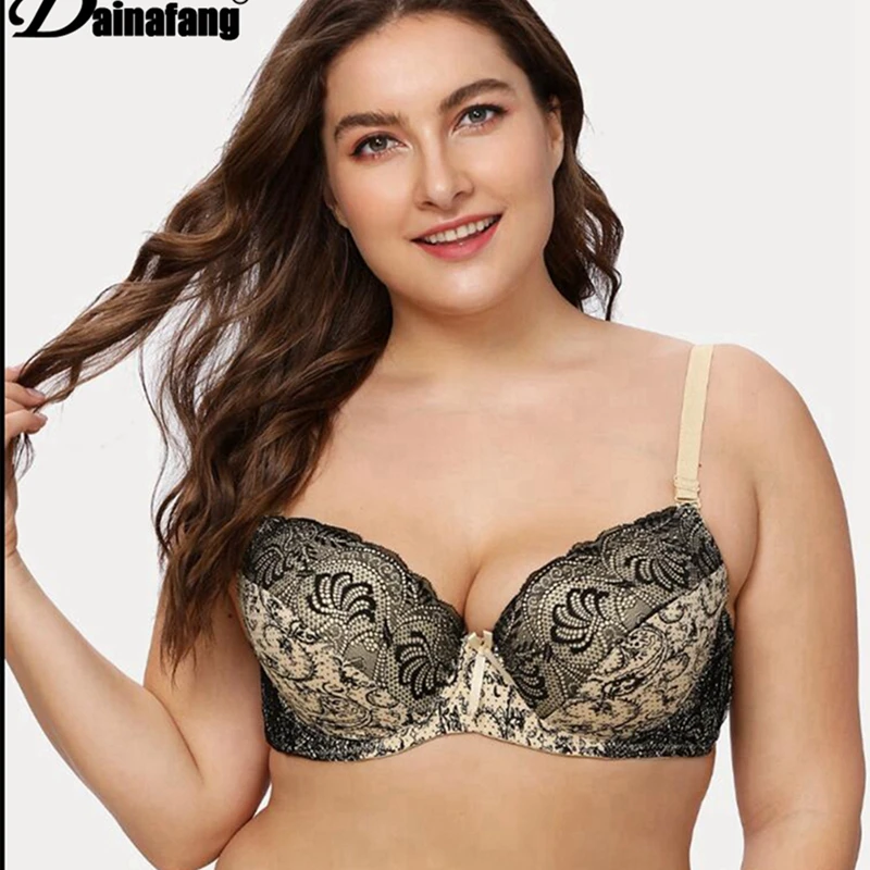 What is Sexy Print Plus Size Push up Women Bra