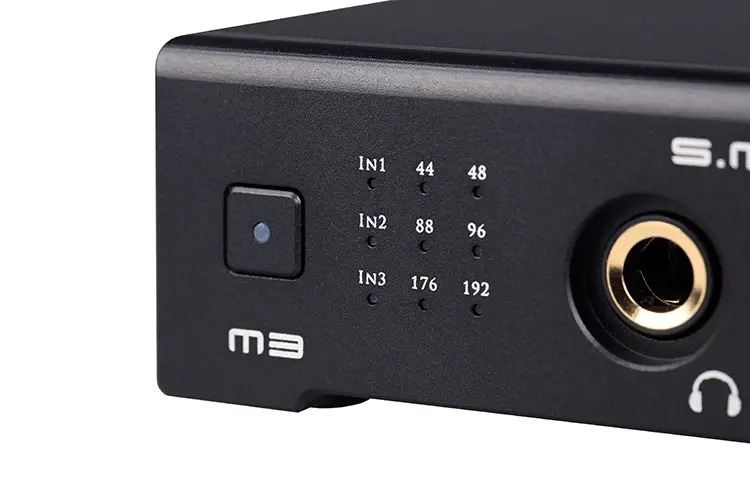 SMSL M3 Многофункциональный HIFI DAC все-в-одном аудио декодер усилитель для наушников питание от USB с USB оптического волокна коаксиальный вход