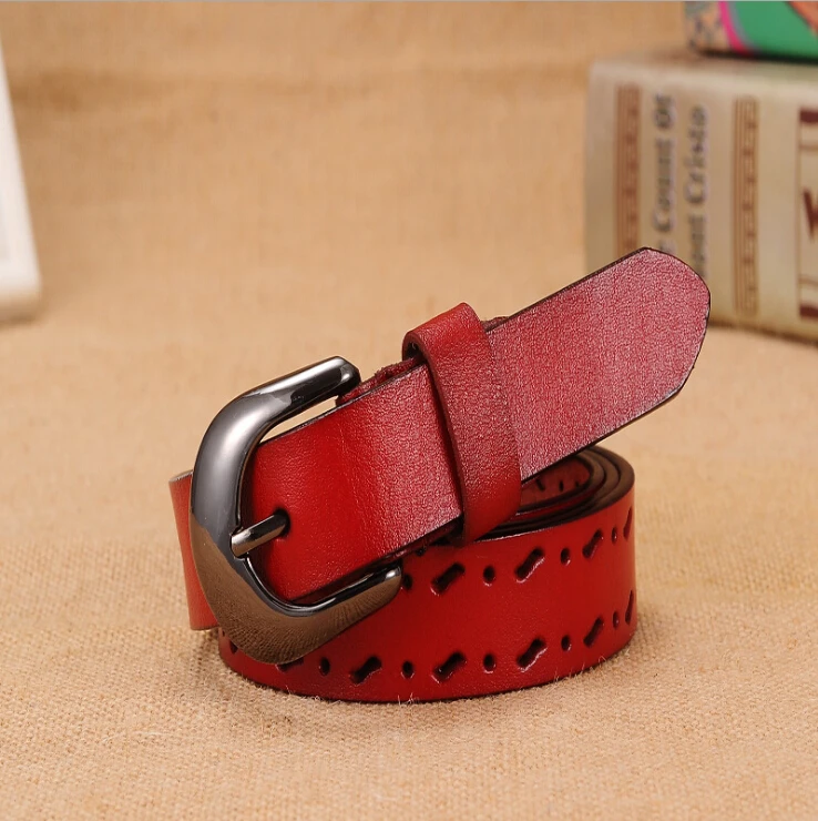 Buy Leather Belt Woman Real 100 Genuine Cowhide