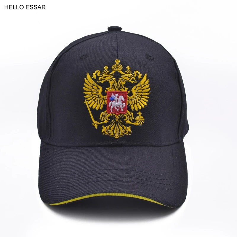 Новинка Женская бейсбольная кепка золотого цвета с двухсторонним рисунком орла