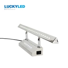 LUCKYLED светодиодный светильник для ванной комнаты, 7 Вт, современный настенный светильник с выключателем, настенные лампы для помещений, переменный ток 110-220 В, нержавеющая сталь LUCKYLED светодиодный светильник для ванной комнаты, 7 Вт, современный настенный светильник с выключателем, настенные лампы для помещений, переменный ток 110-220 В, нержавеющая сталь