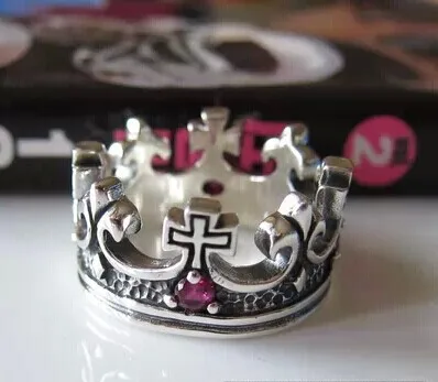 Thai silver personalized silver jewelry 925 sterling silver men and ladies retro court Crown Ring цена Thai silver personalized silver jewelry 925 sterling silver men and ladies retro court Crown Ring цены онлайн