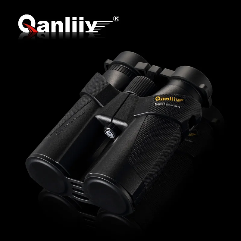 Qanliiy 10x42 10 раз уникальная форма Бинокулярные Телескопы для путешествий отдыха на природе кемпинга Пешие прогулки Альпинизм Луна вид черный 5000 м