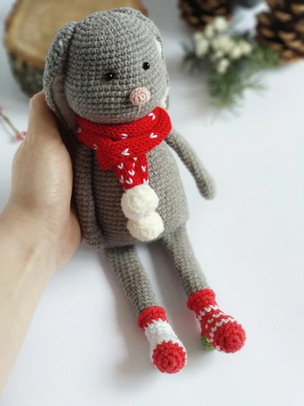 Вязаные Игрушки Кукла-амигуруми кролик Номер модели XH0412066