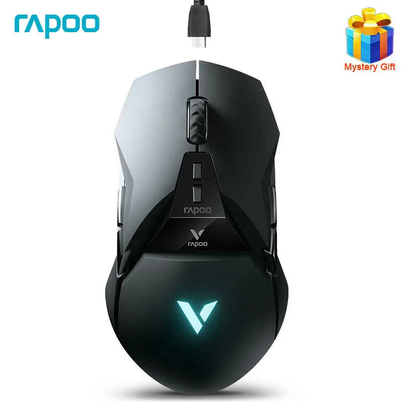 Rapoo VT950 оригинальная Двухрежимная игровая мышь 2 4G беспроводная с 16000 dpi 11 кнопками