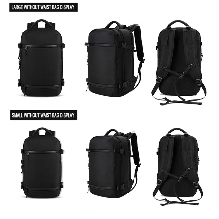 OZUKO Men's Backpack USB 17.3Inch Laptop Backpack School bag Large Capacity Travel Backpack Multi-functional Casual Male Mochila