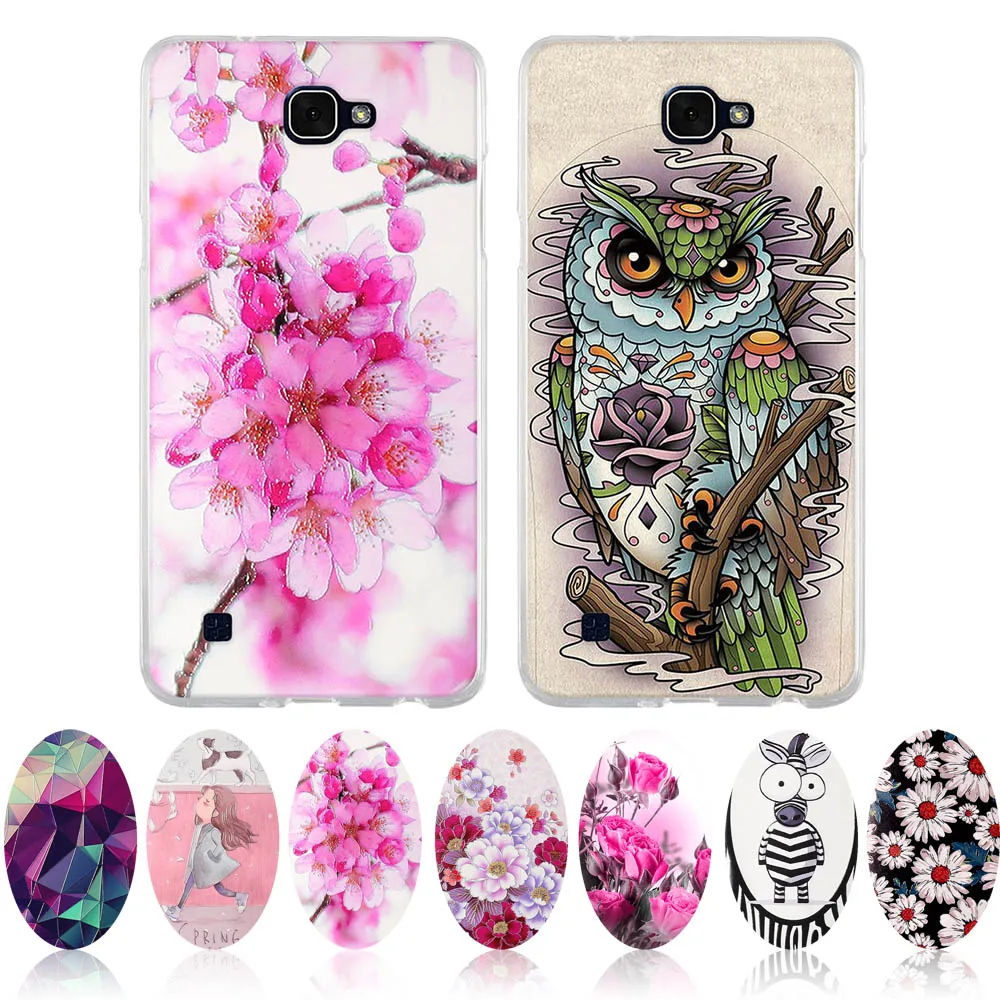 

For LG X5/X MAX Case Soft TPU Shell For LG X5 F770S Back Cover Flower Series For LG X5 Case Coque For X MAX Phone Case 5.5 inch