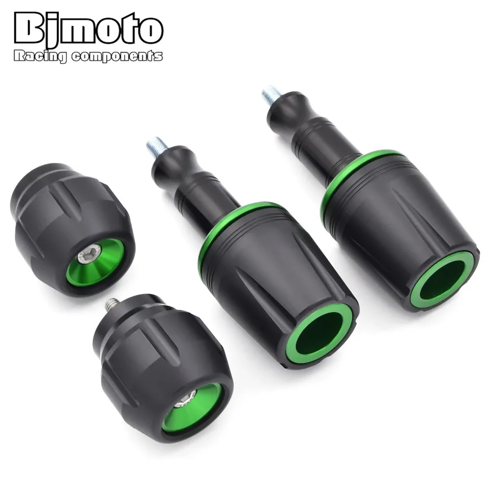 

BJMOTO For Kawasaki Z900 2017 CNC Left Right Frame Sliders and Front Axle Slider Crash Protector