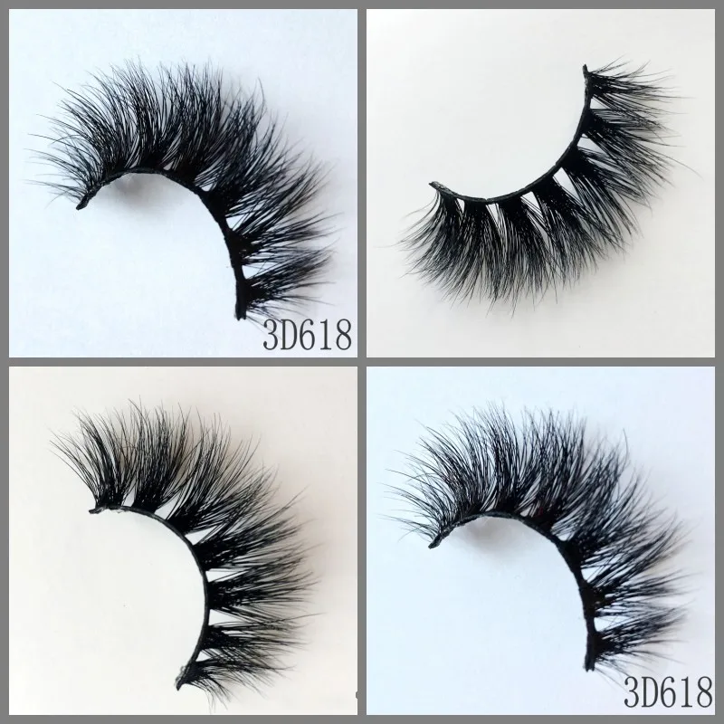 Postiços da Dramaturgia Frete Grátis Cílios Vison 3d Fluffy Mink Reutilizável Entrecruzamento Glamour Ups 1000pair 5 cílios reutilizável Entrecruzamento cílios Glamour