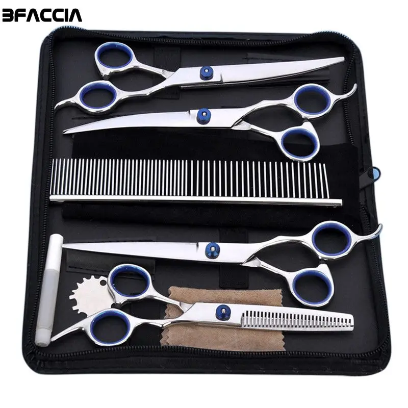 

Bfaccia 7 inch Cutting Thinning Styling Tool Hair Scissors Stainless Steel Pet Grooming Hair Cutting Professional barber Scissor