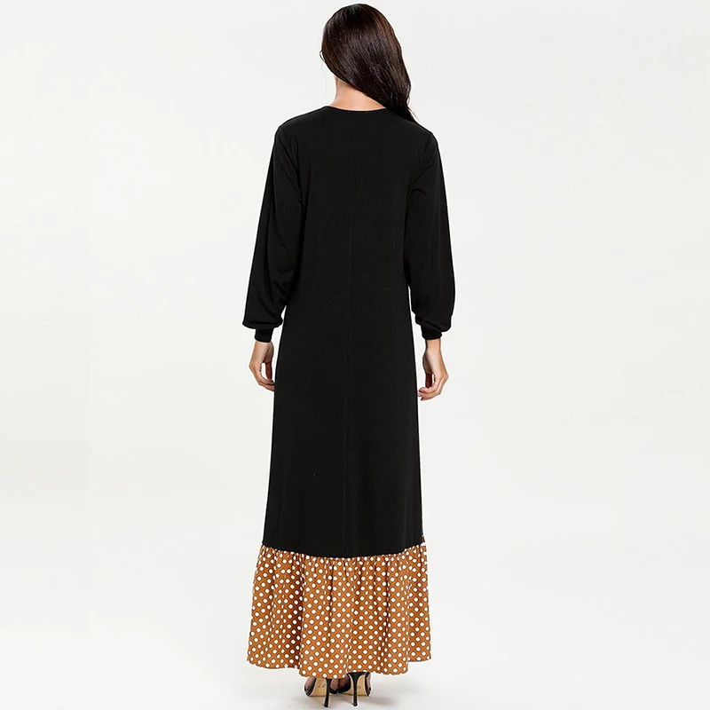 Большие размеры Дубай Бандажное abaya мусульманское платье женское вышитое платье Турецкая мусульманская леди одеяние мусульмане Femme платья одежда