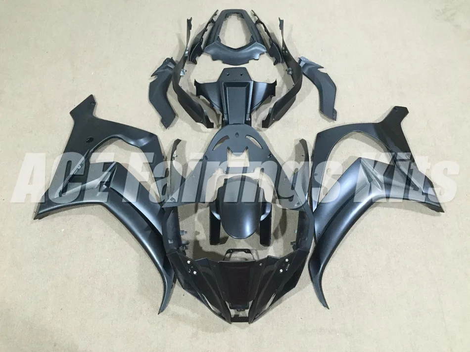 

3Gifts New ABS Motorcycle Fairings Kit Fit for kawasaki Ninja ZX-10R ZX10R 2011 2012 2013 2014 2015 11 12 13 14 15 black matte