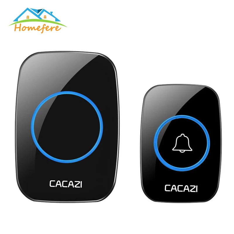 

60 Ringtongs New Home Welcome Doorbell Intelligent Wireless Doorbell Waterproof 300M Remote EU AU US Plug smart Door Bell Chime