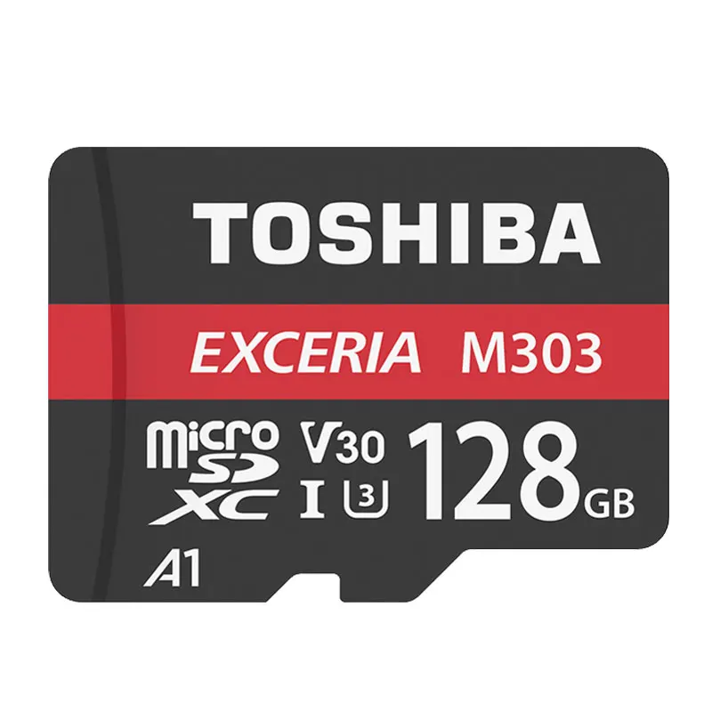 TOSHIBA M303 Micro SD карта памяти 64 ГБ 128 256 Гб MicroSD Max 98 м/с MicroSDXC V30 UHS I U3 A1 TF подходит для 4K HD
