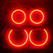 RGB Angel Eyes Cotton LED RGB Bluetooth Wireless WIFI IR Headlights For Mitsubishi Lancer 2008-2010 non projextor / Lancer X