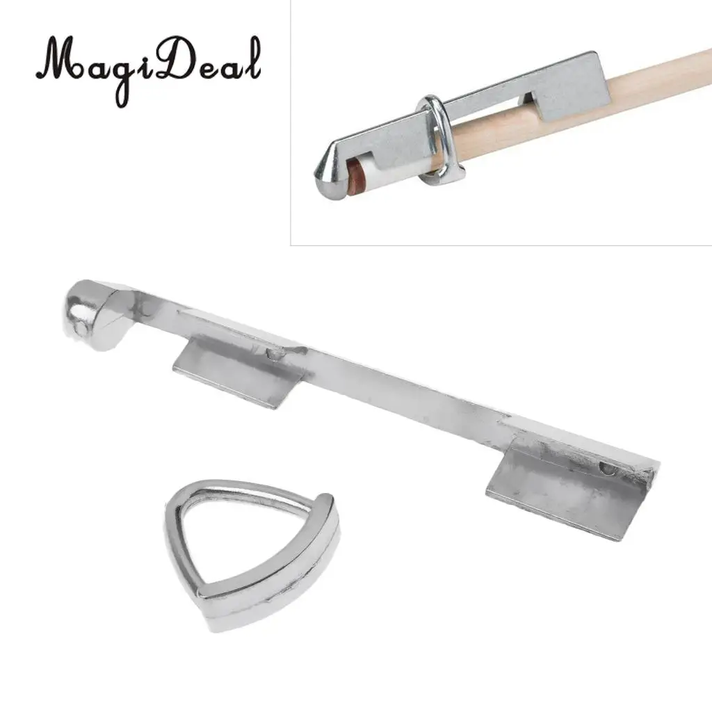 MagiDeal Professional 1Pc Pool Cue Tip Repair and Replacement Table Billianrd Snooker Stick Clamp Tool for Fun Indoor Pool Game