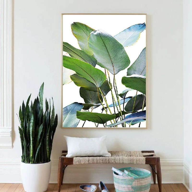 Banana Leaves Canvas Print Living Room Decor
