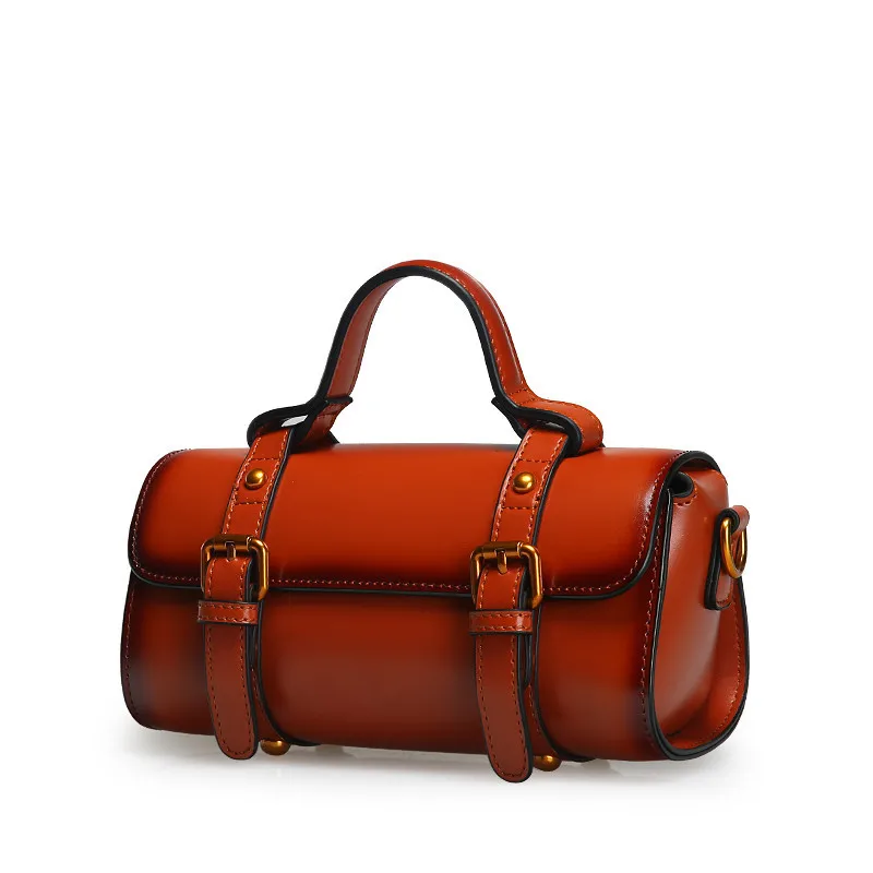 

Handbags 2018 New Messenger Bag Leather Retro Shoulder Bag Casual Fashion Ladies Hand Bag Pillow Bag