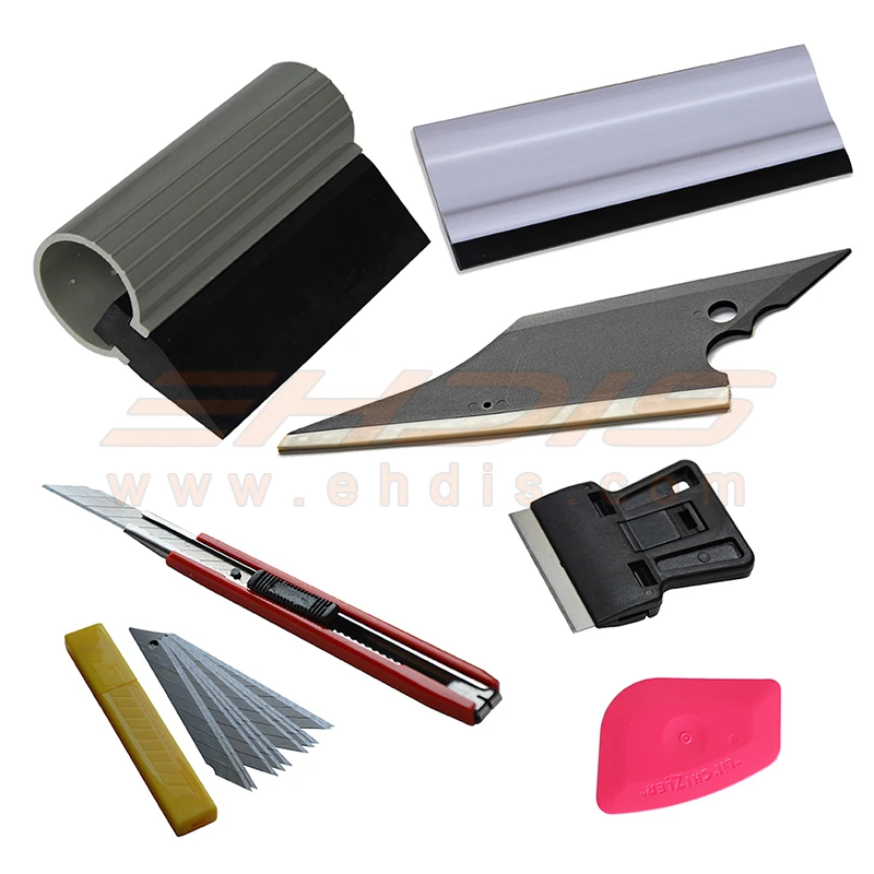 EHDIS 7 in 1 Auto Car Window Tint Tools Kit Turbo Squeegee for Car