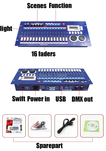 キング King Kong 256A - King Kong 256A Console - Forelite Lighting