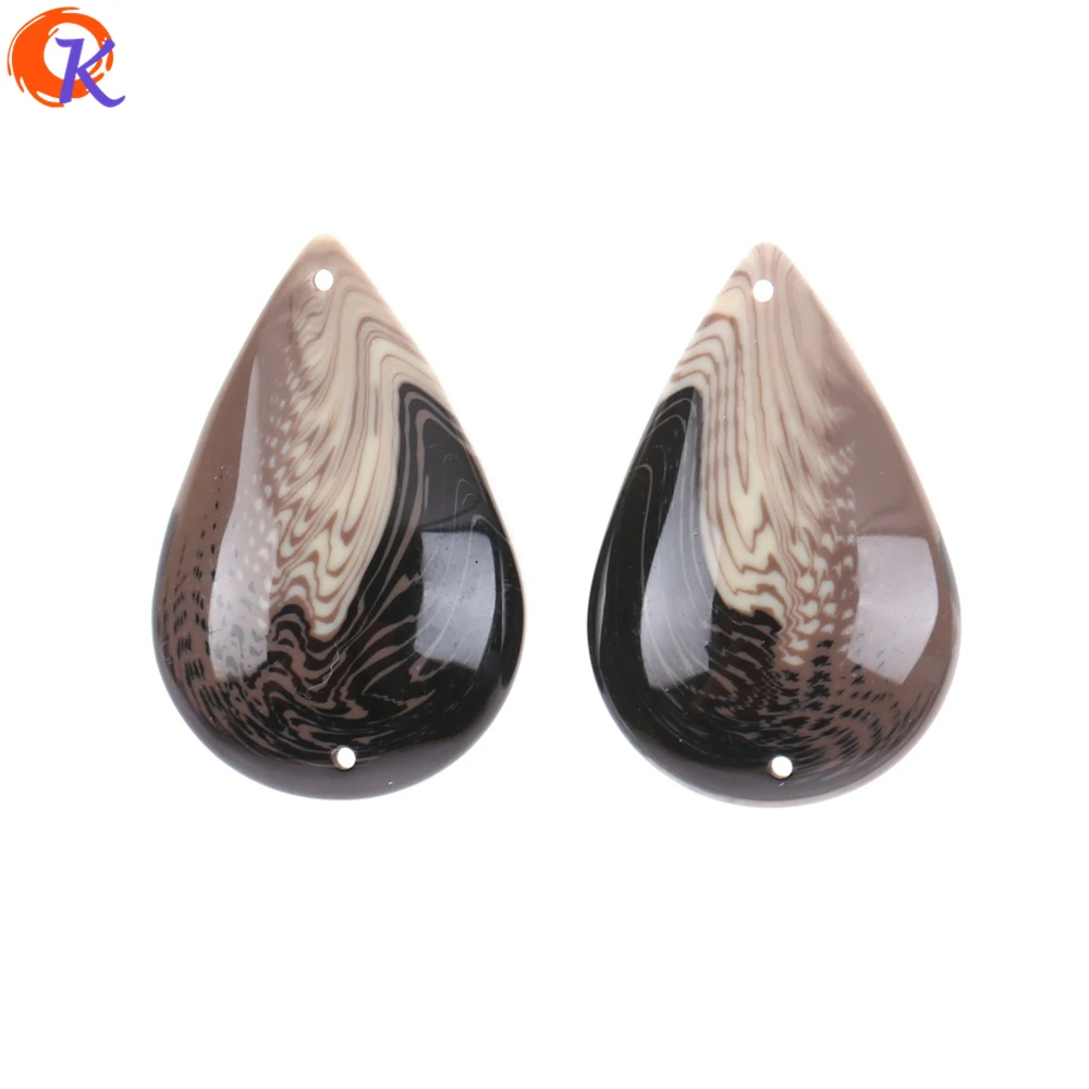 

Cordial Design 22*34MM 50Pcs Resin Beads/Jewelry Accessories/Hand Made/Marble Effect Bead/Drop Shape/DIY/Earring Findings