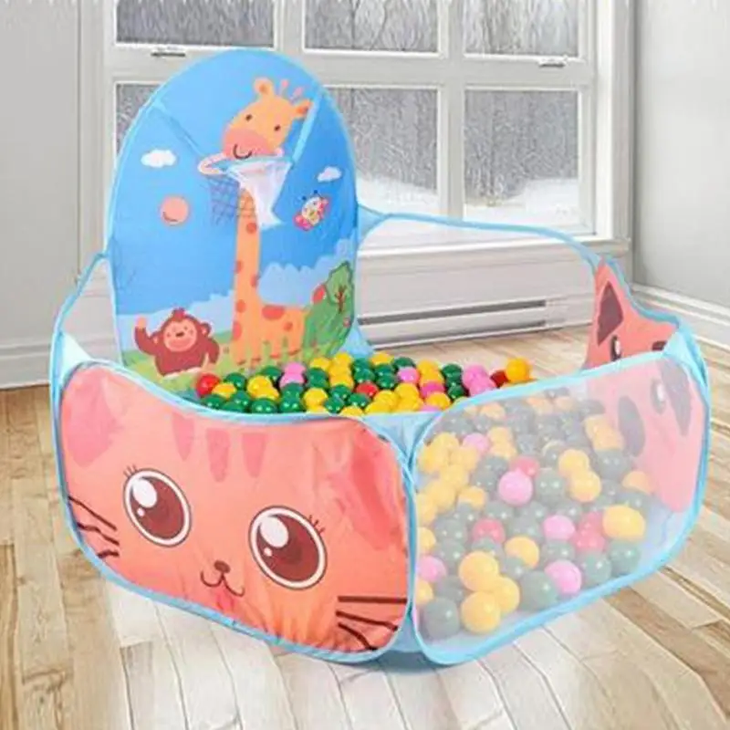 

2018 NEW HOT SALES Indoor Foldable Kids 50pcs Ocean Balls Pit Pool Children Tent House Play Toy Birthday Gift
