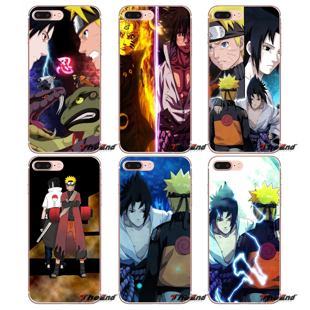 

Design Case For Huawei Honor 7X V10 6C V9 6A Play 9 Mate 10 Pro Y7 Y5 P8 P10 Lite Plus GR5 2017 naruto uzumaki and sasuke uchiha