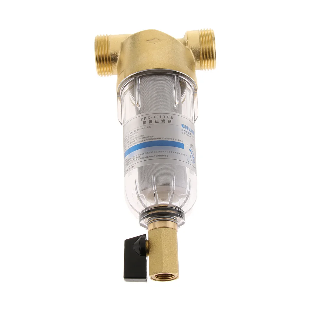 

Water Filtration System Spin Down Sediment Water Pre Filter 40um 1/2 Inch