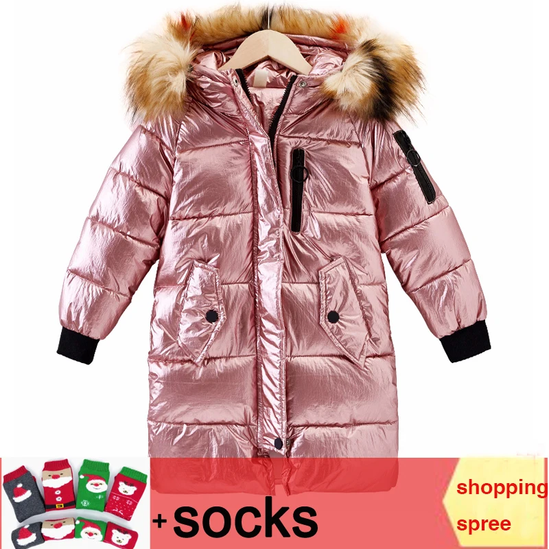 Girls pearlite layer Jackets 2021 Children Winter Clothes Girl Coats
