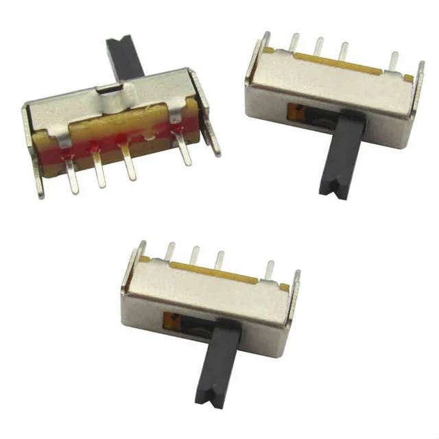 Best Offers 25 PCS SS13D07 Slide Switch 1P3T 4Pin W/ Handle 6mm 3 position f DIY Electronic