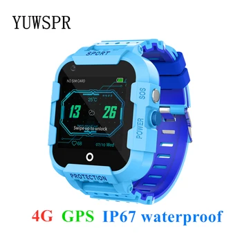 

Kids GPS tracker 4G smart watch Video Call quad-core processor WiFi Hotspot GPS LBS WIFI Location Tracking child clock DF39 1PCS