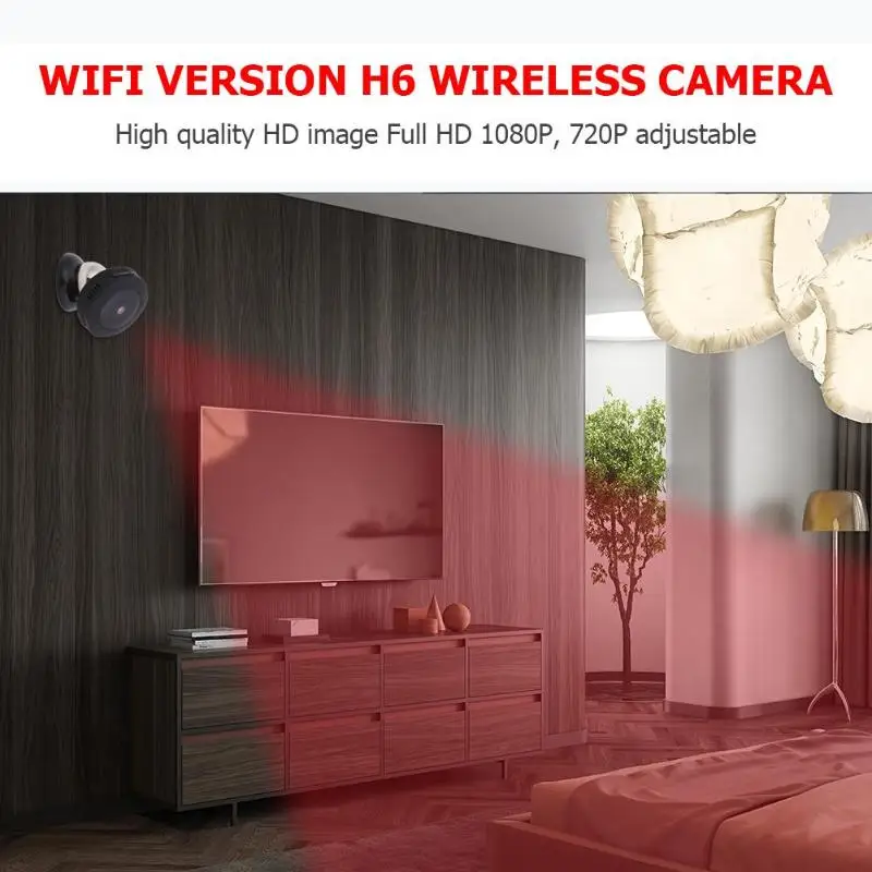 H6 WiFi микро камера ночного видения HD 1080 P мини Экшн-камера DV видеокамера