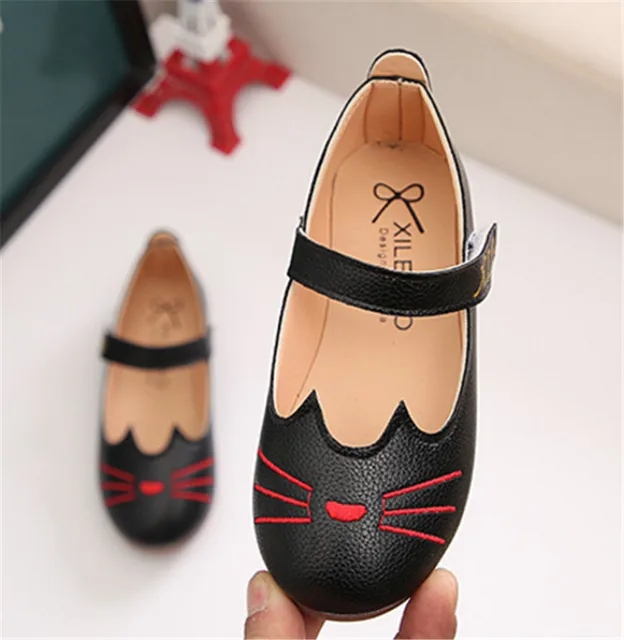 Buy Xinfstreet Baby Girls Shoes Cute Cat Kids Shoes For Girls Soft Toddler