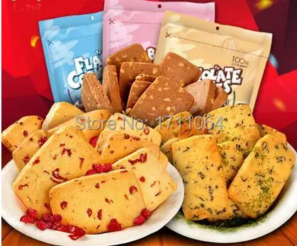 

Bu Ke 3 tastes imported butter cookie with 200 grams of X3 special purchases for the Spring Festival Zero food package bag