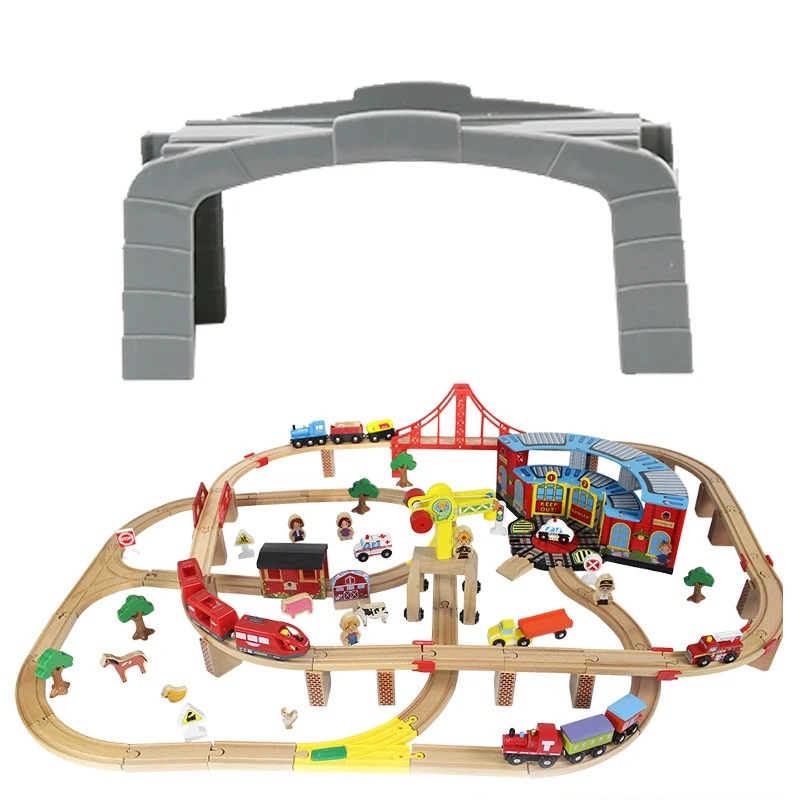 carousel train track