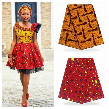 

Ankara Veritable Wax Veritable Guaranteed Real Pagne Wax Soft 100%Cotton Veritable Wax High Quality African Fabric Print Dress