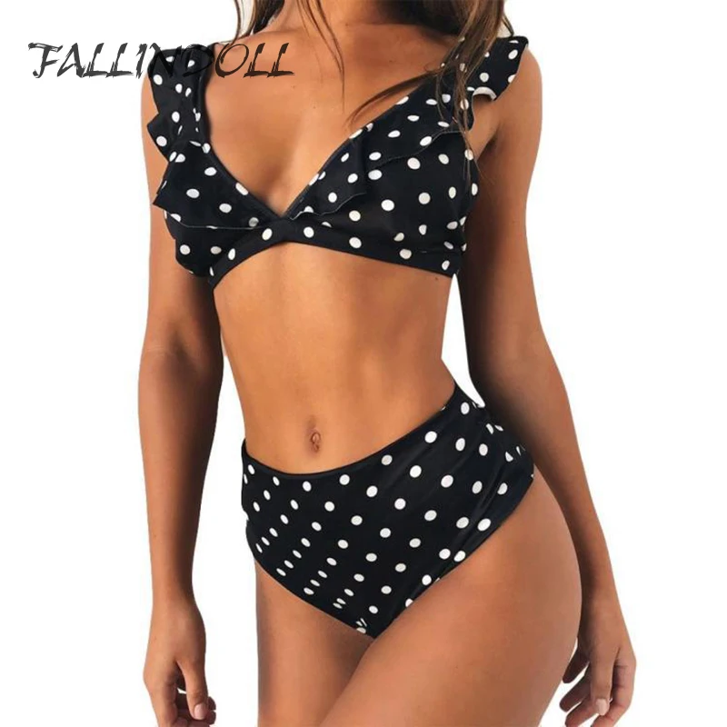 maillot de bain push up taille haute