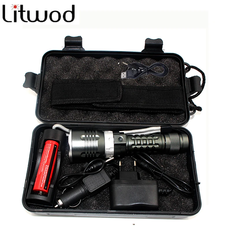 

z35D13 Led Torch Diving Flashlight High Brightness XM-L L2 5000 lumens Professional linternas Bike Holder AC USB Car Charger