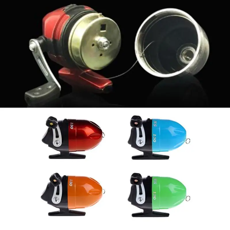 New Arrive Metal Closed Face Fishing Reel Spinning Spincasting Wheel With Fishing Line