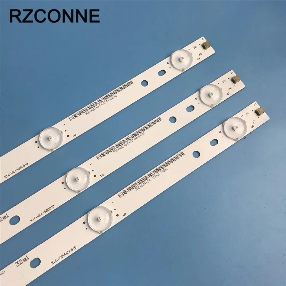 

693mm 7leds LED Backlight Lamps strip kit Board w/ Optical Lens Fliter for LCD LED TV 21v input billboard 6pcs