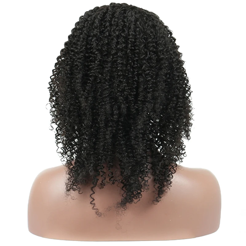 Beli U Bagian Rambut Manusia Wig Brasil Keriting Keriting U Bagian Wig untuk Wanita Alami Hitam Teguran Kerapatan 130 Remy Rambut prosa