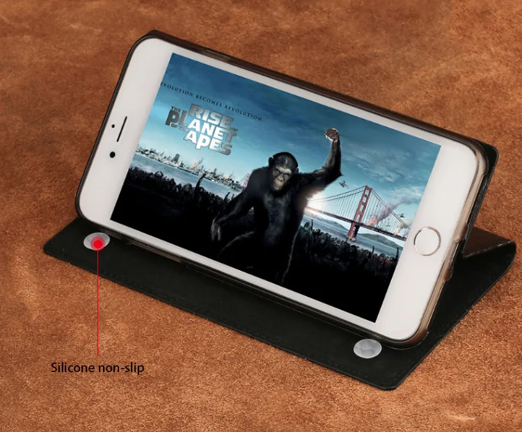 Роскошный флип-чехол для телефона samsung Galaxy S6 S7 S8 S9 Plus ультра-тонкий масляный воск кожа на присоске Портативный A5 A8 J5 J7