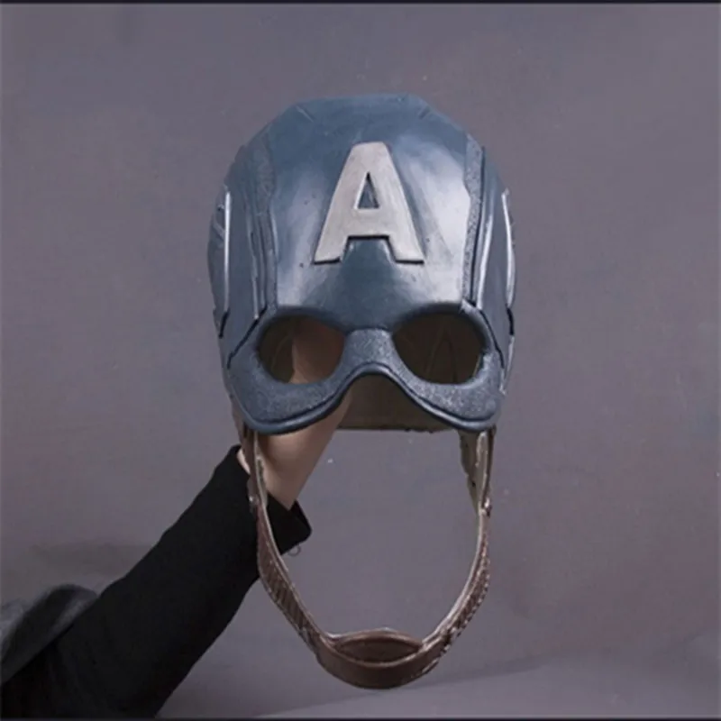 

DC Movie Captain America Role Playing Mask Latex Full Head Face Helmet Death Serve Cosplay Costumes Party Mask Adult