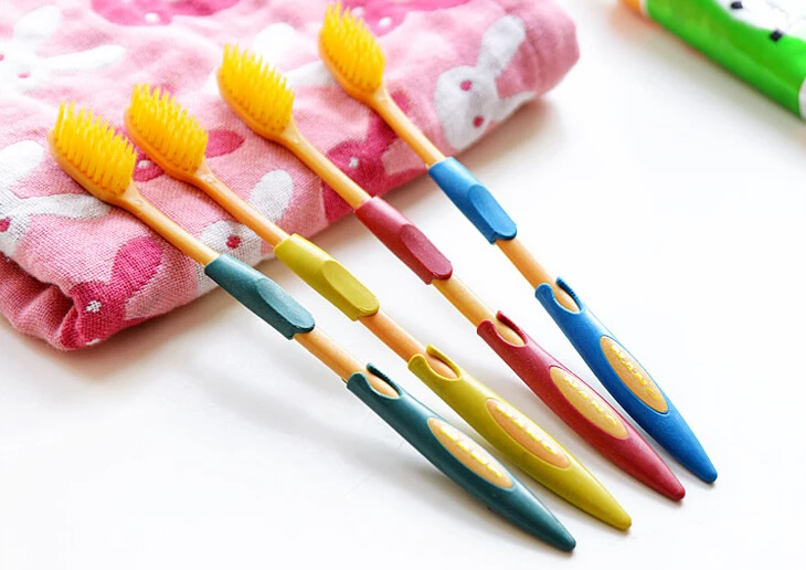 

Hot Sale 4PCS Double Ultra Soft Toothbrush Charcoal Nano Brush Oral Care For Bathing Set