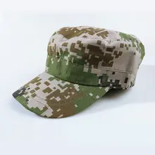 5 шт. наружные армейские кепки с плоским верхом цифровой маленький колпачок спортивный военный фанат студенческий военный тренировочный цифровой камуфляж для лесистой местности Кепка