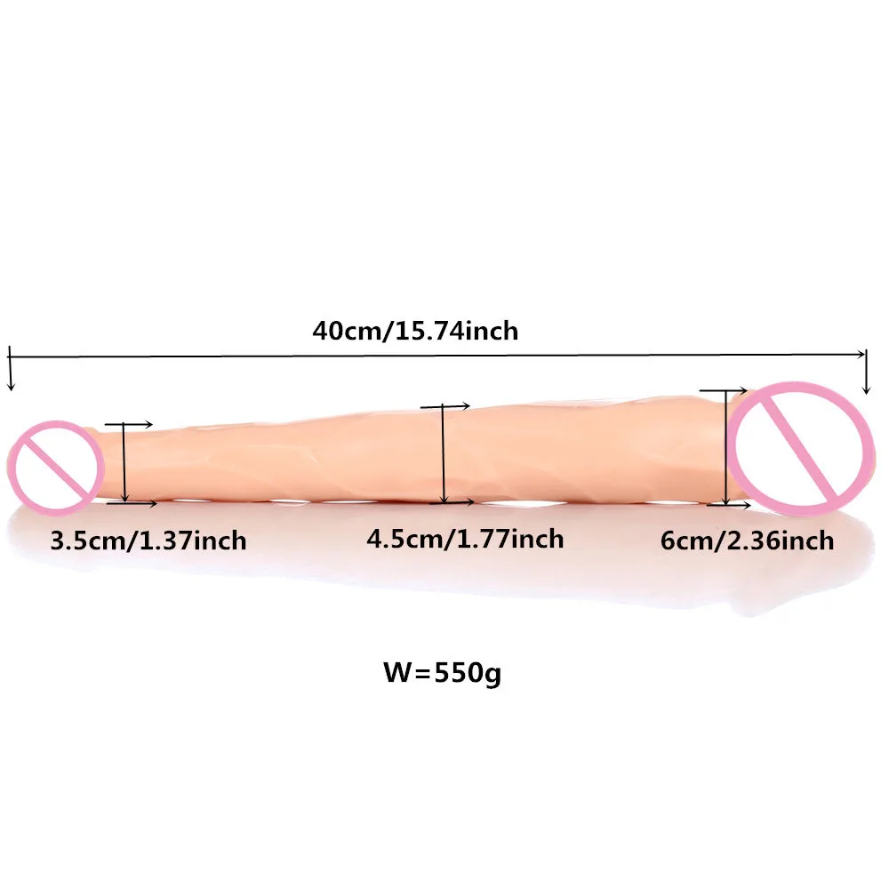 Двухсторонний фаллоимитатор Gode для женщин большой реалистичный длинный