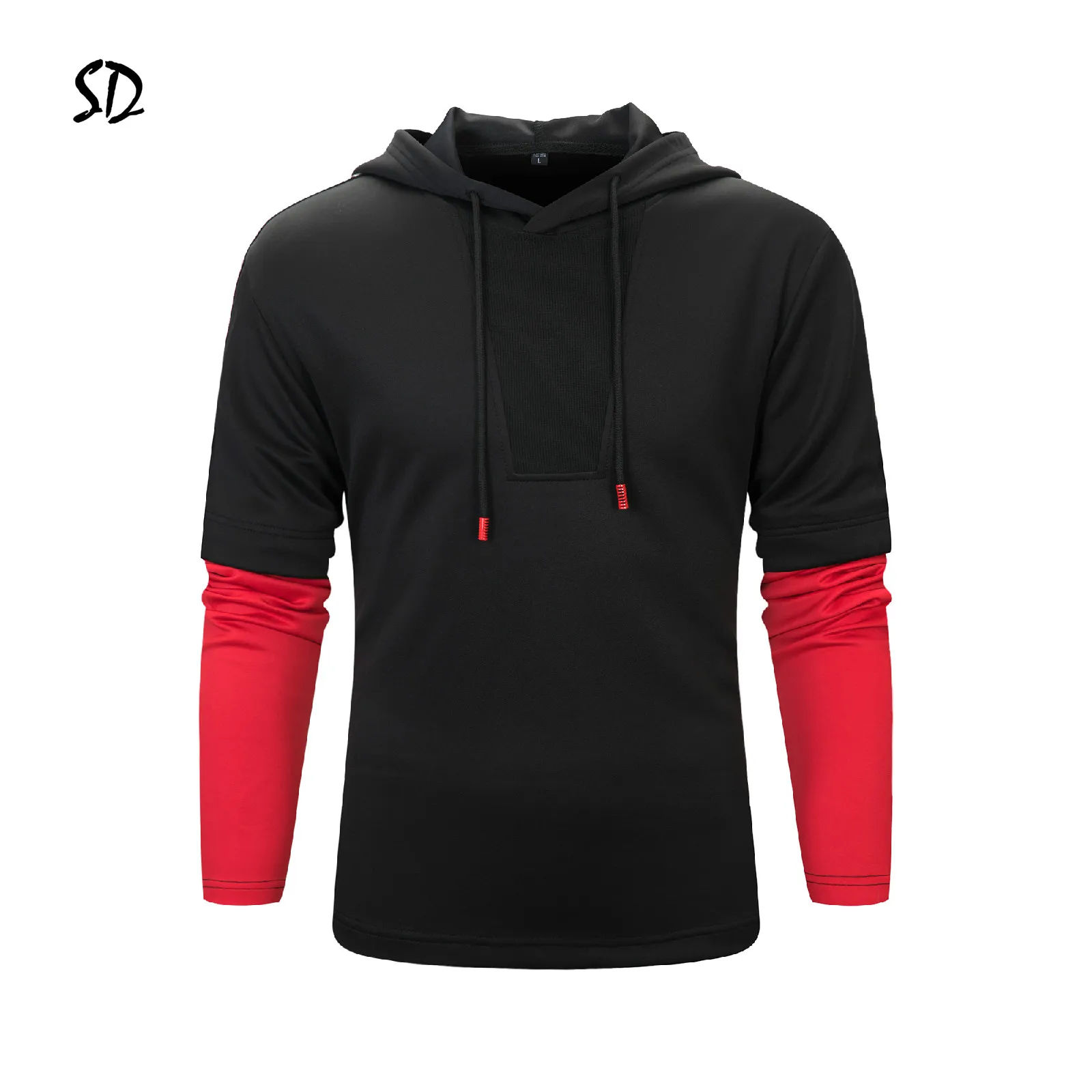 Hoodie Men Europe Size Mens Hip Hop Hoodies and Sweatshirt Oversized Loose Cotton Sweatshirt Black Gray High Streetwear S-3XL