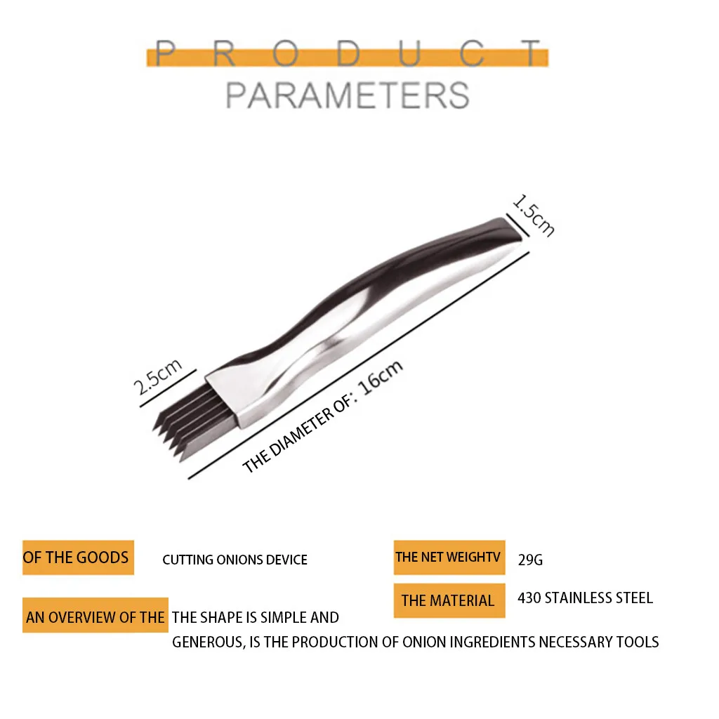 Нарезанный зеленый лук, кухонный инструмент, ломтик, столовые приборы, овощерезка, острый резак для скальона, шинковка из нержавеющей стали d90405