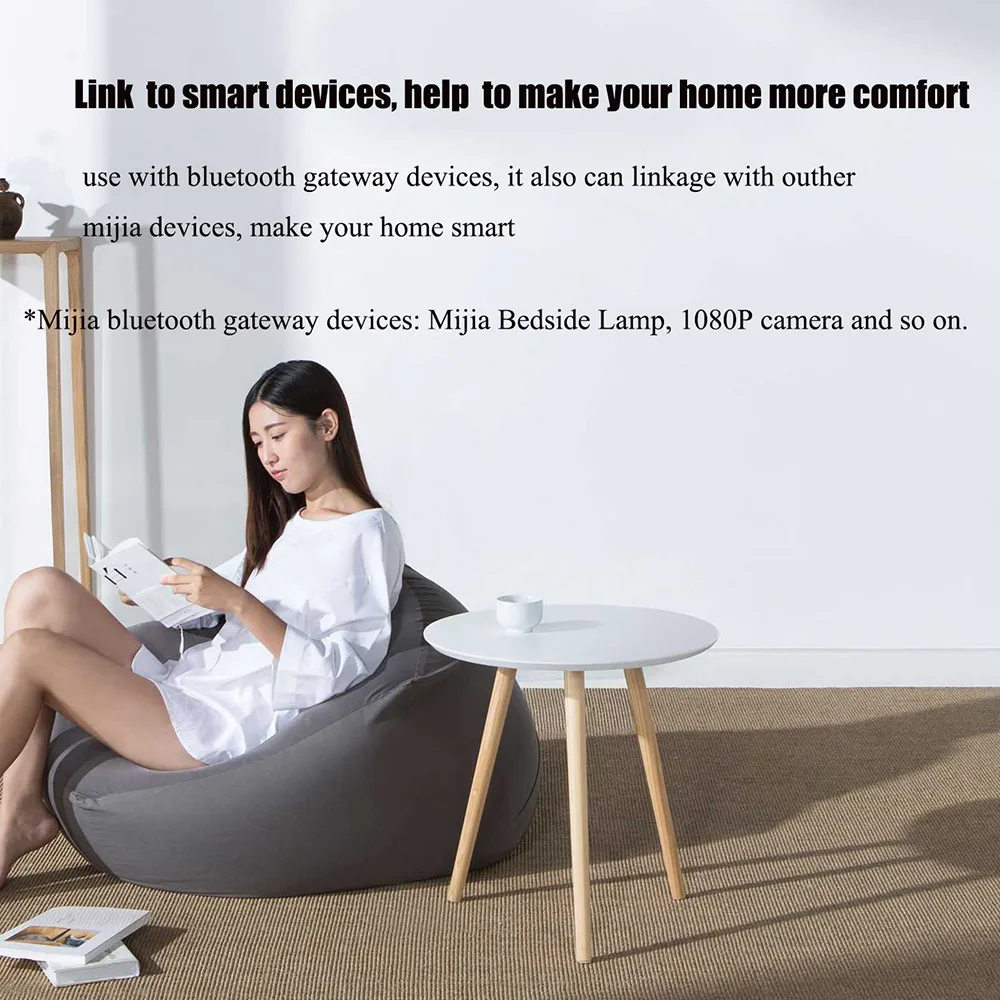Оригинальный гигротермограф Xiaomi Mijia с Bluetooth Высокочувствительный гигрометр ЖК